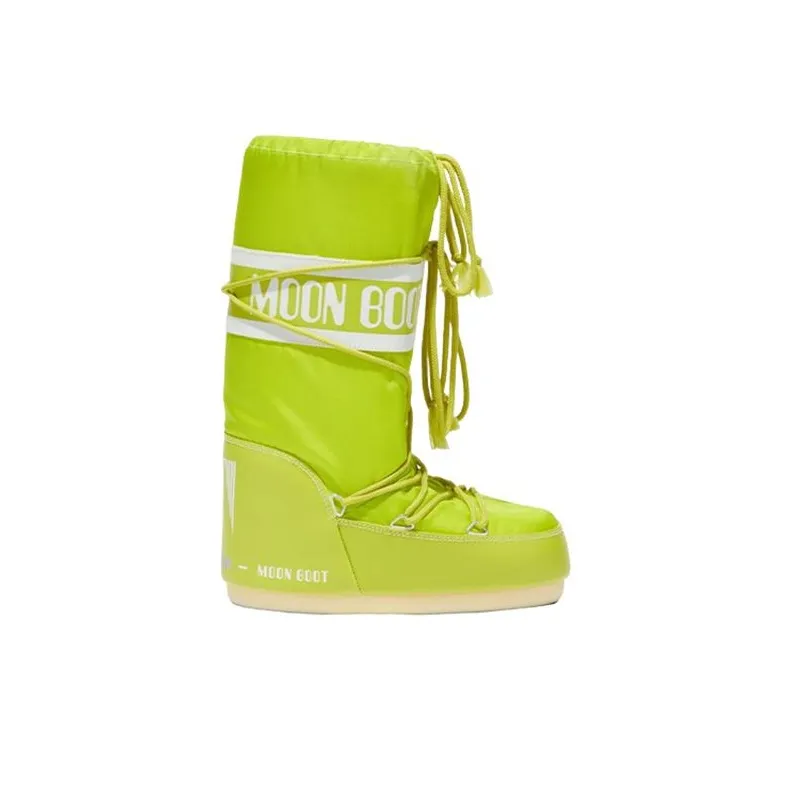 Moon Boot Icon Nylon Boot Lime Green-1
