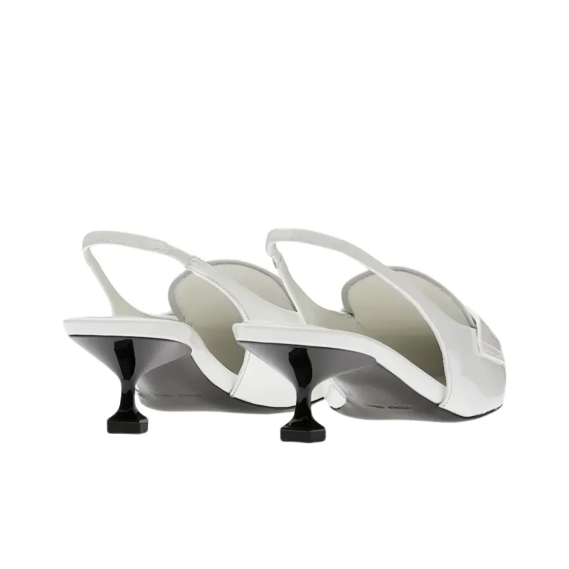 MIU MIU Penny Slim Heel Casual Single Shoes Women's-3