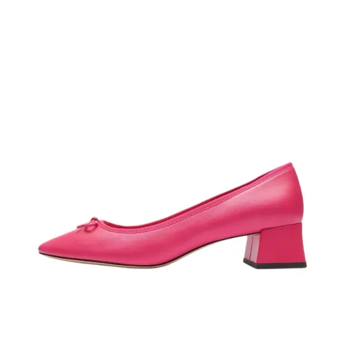 COACH Ava Chunky Heel High Heels 3.8cm Women's Pink
