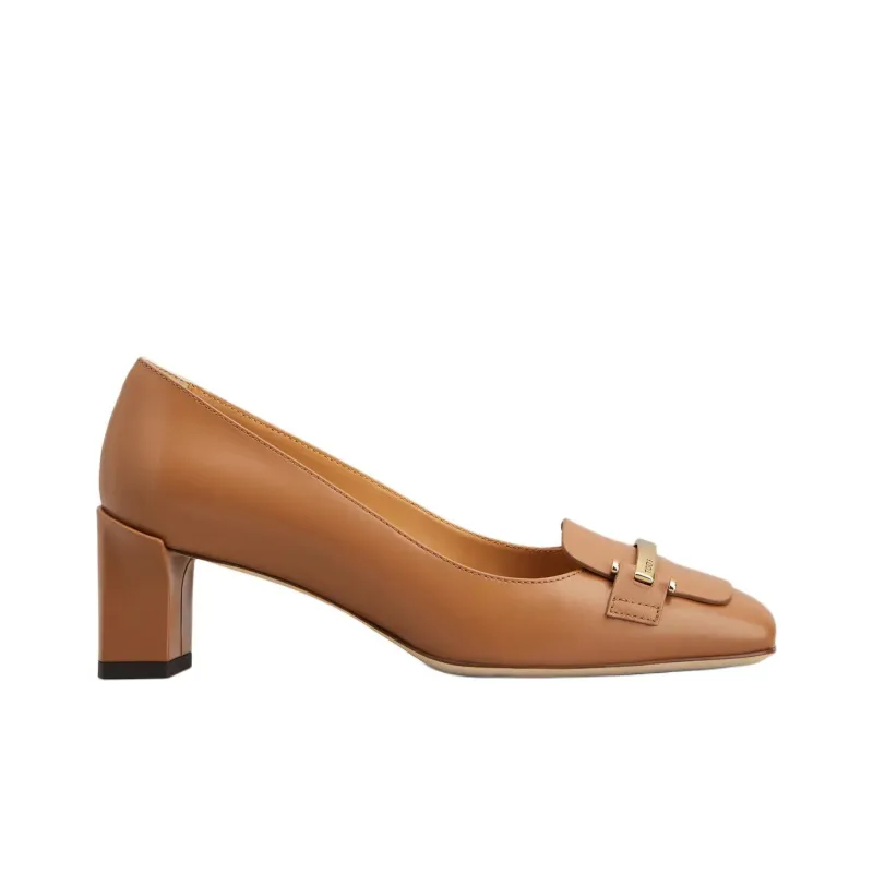 TOD'S Logo Engraved Pumps-1
