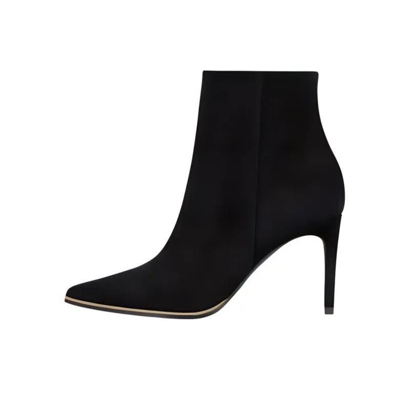 Pollini Attitude Ankle Boots 8.5cm Women's Black-0