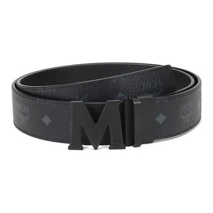 MCM Classic Logo Detailed Buckle Belt-1