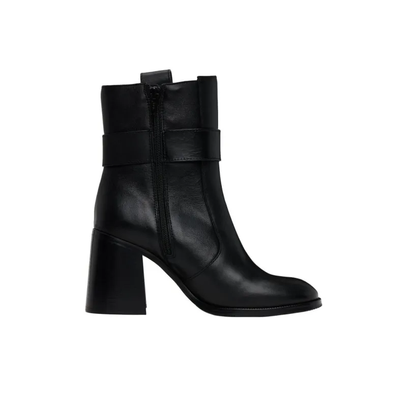 See By Chloe New Ring Line Ankle Boots 9cm Women's Black-1