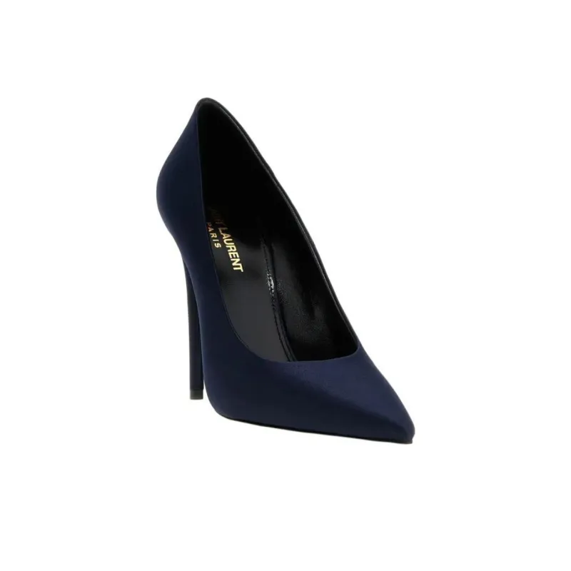 SAINT LAURENT Monceau 110mm Satin Pumps-3