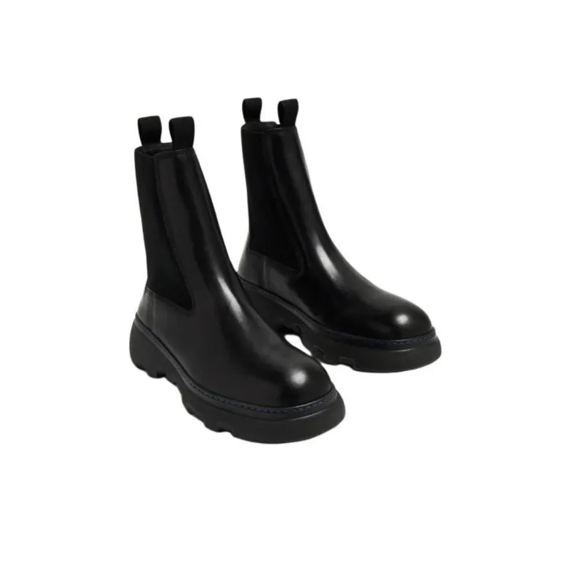 Burberry Leather Chelsea Boots-2