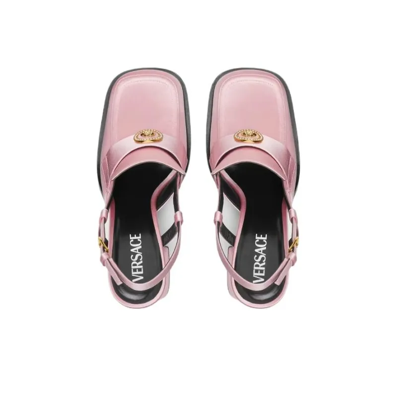 VERSACE Alia 85mm Satin Pumps-4