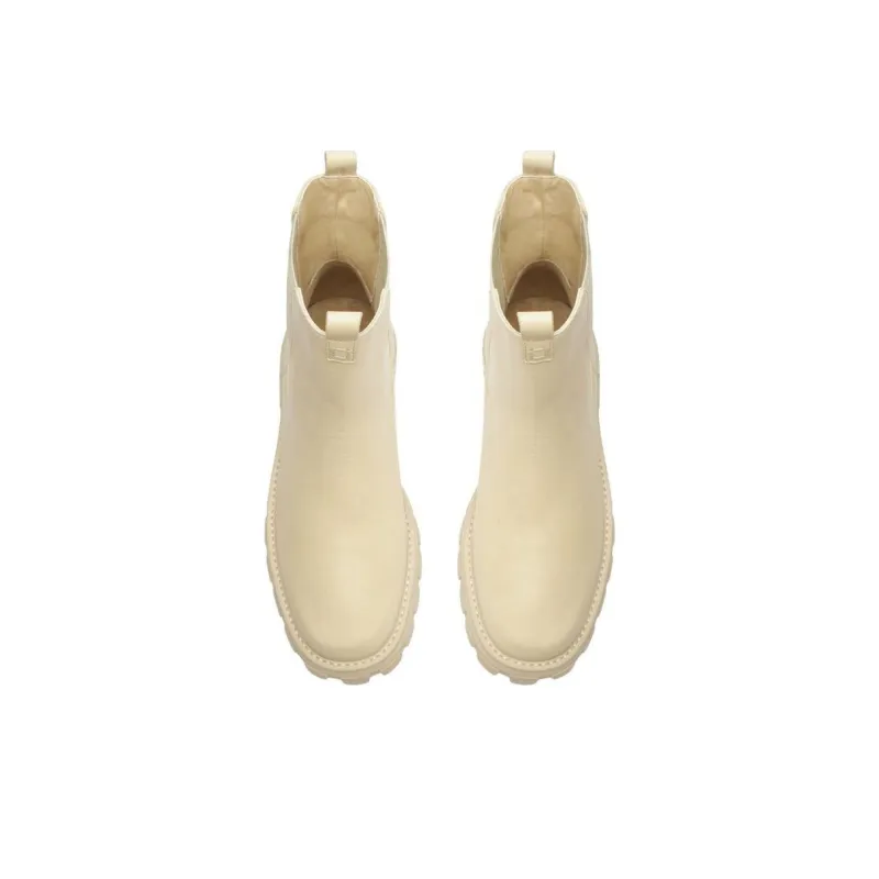 Schutz Tratorada Short Chelsea Boots 5cm Women's Beige-4