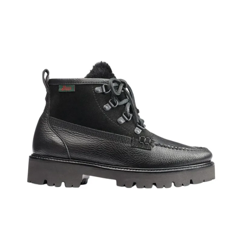 G.H. Bass & Co. Ranger Super Lug Ankle Boots 3.5cm Women's Black-1