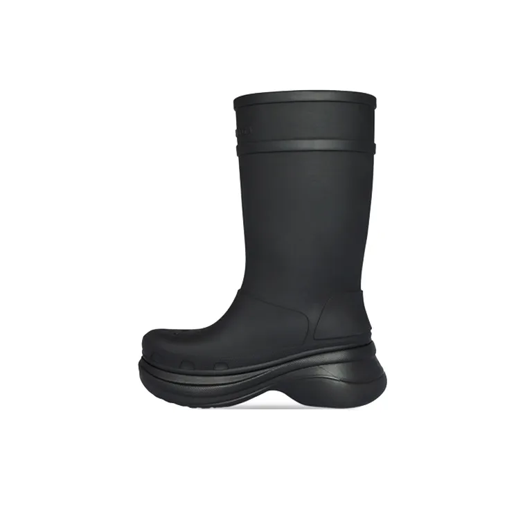 Balenciaga X Crocs Boot Black-0