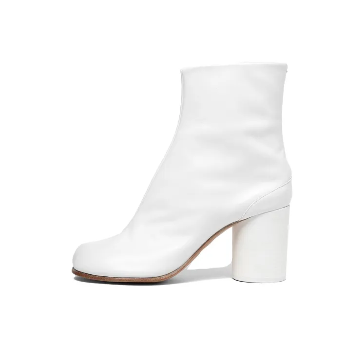 Maison Margiela Tabi Ankle Boots Women's Pure White-0