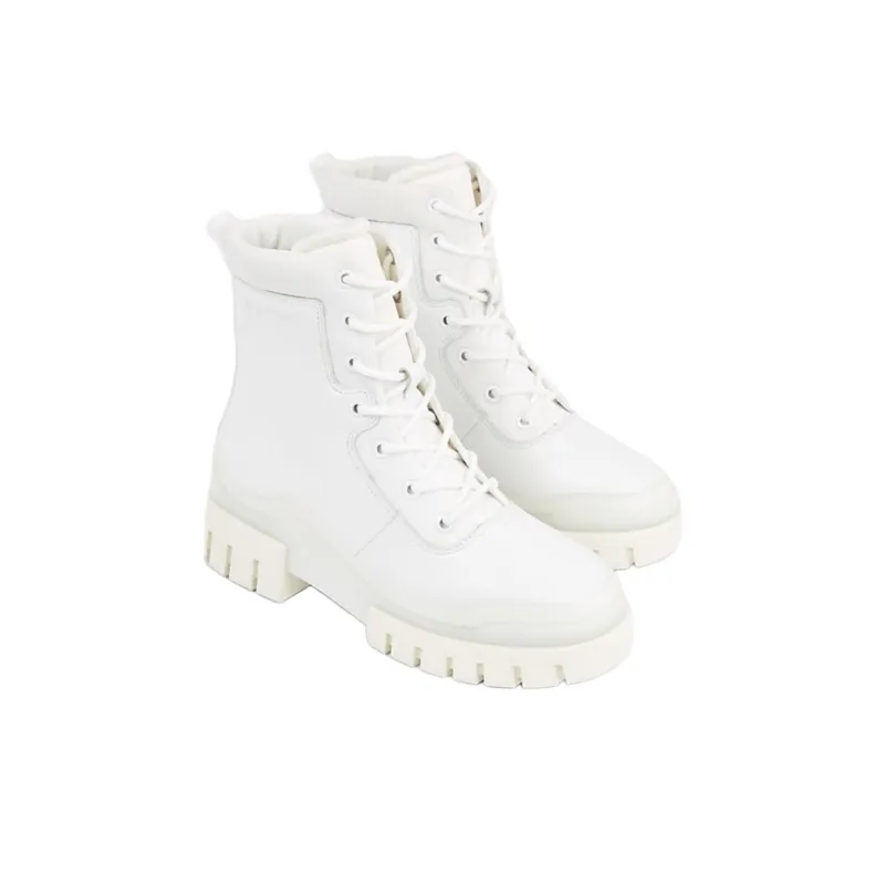 CALVIN KLEIN Ankle Boots 3.9cm Women's White-2