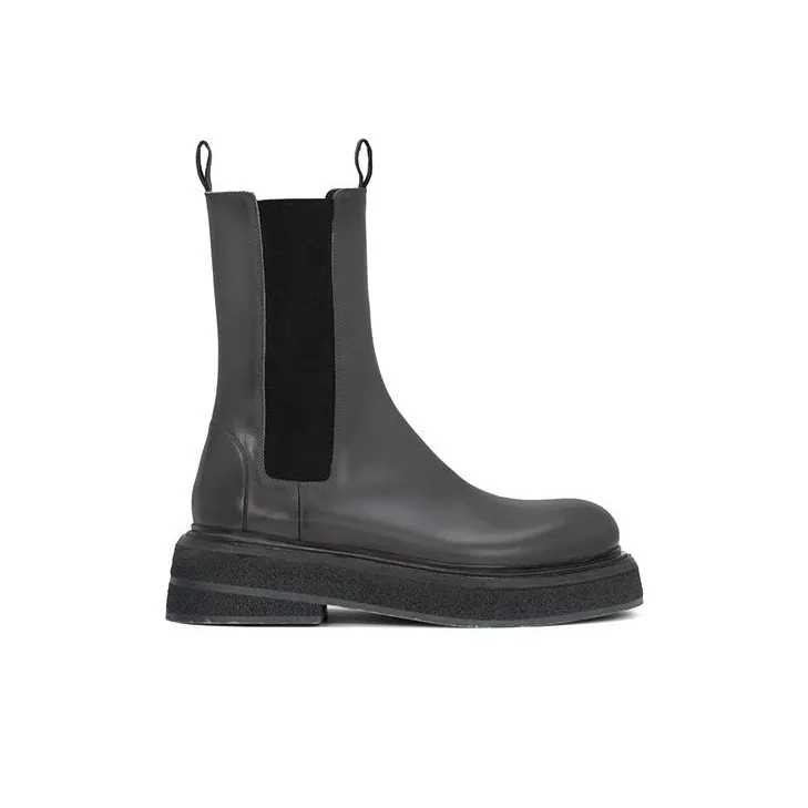 Marsèll Zuccone Short Chelsea Boots Men's Gray-1