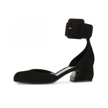 SERGIO ROSSI Chunky Heel High Heels 3.8cm Women's Black