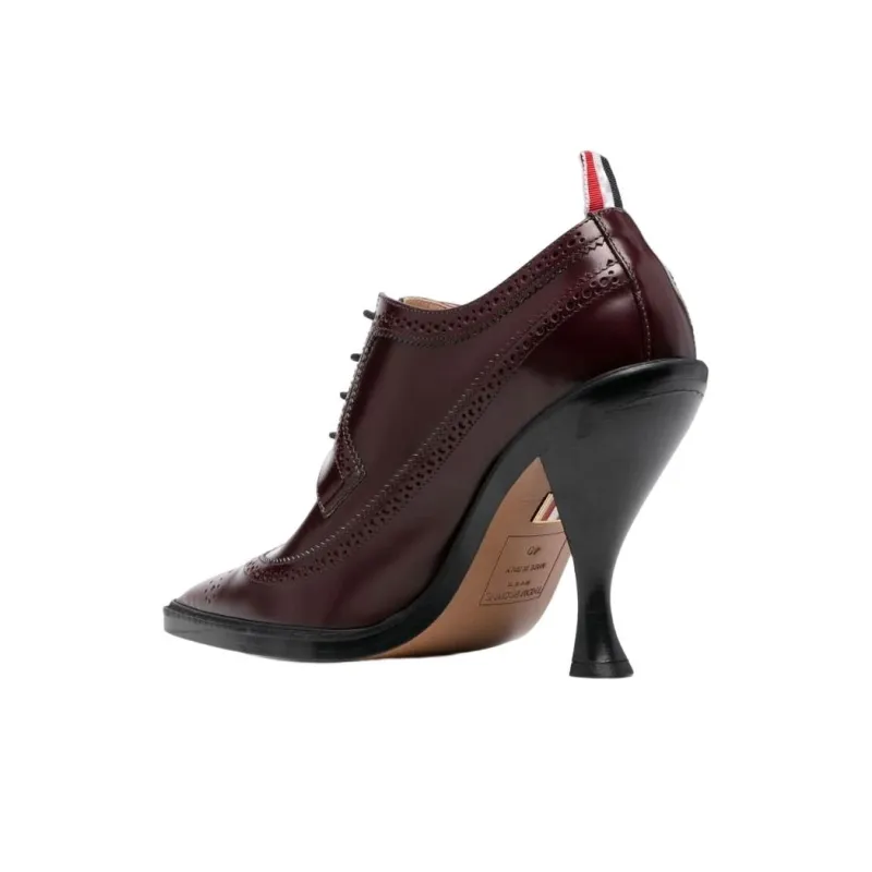 THOM BROWNE Longwing Brogue Pumps-3