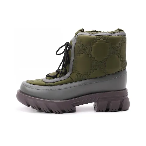 GUCCI Ankle Boots 5.4cm Men's Green