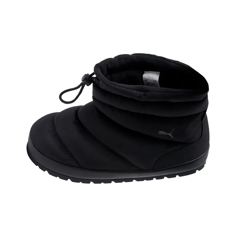 PUMA Thermal Abrasion Resistant Slip Resistant Short Snow Boots Unisex Black-3