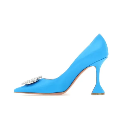 AMINA MUADDI Begum 100mm Satin Pumps