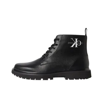 CKJ CALVIN KLEIN JEANS Ankle Boots Men's Black