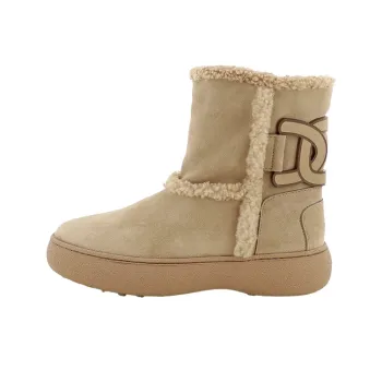 TOD'S Kate Logo Patch Ankle Boots Women's