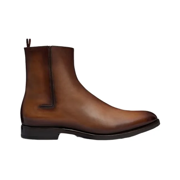 BERLUTI Ankle Boots Men's Dark Cocoa Brown-1