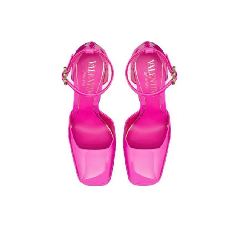 Valentino Discobox Almond Toe Platform Pumps-3
