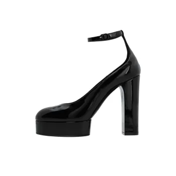 Casadei Scarlet Tiffany Chunky Heel High Heels 13cm Women's Black