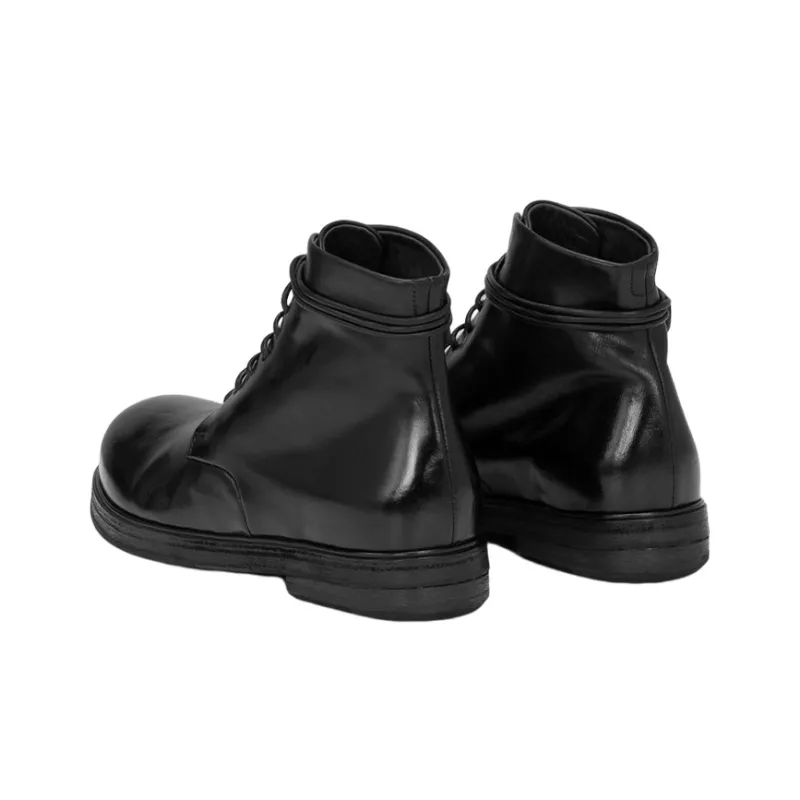Marsèll Round-Toe Lace-Up Ankle Boots Women's-3