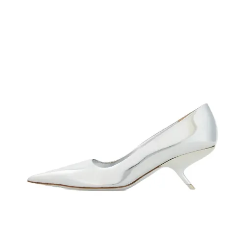 FERRAGAMO Eva 105mm Metallic-finish Pumps