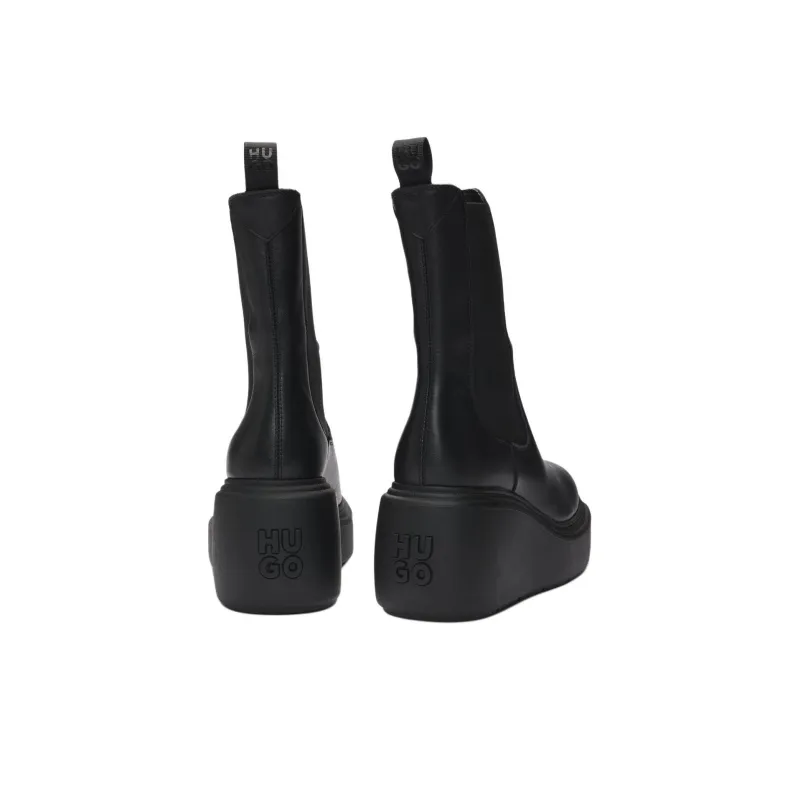 HUGO BOSS Chelsea Boots 8cm Women's Black-3