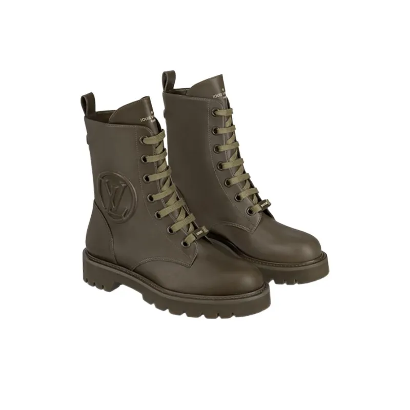 LOUIS VUITTON Territory Martin Boot Women's Brown-2