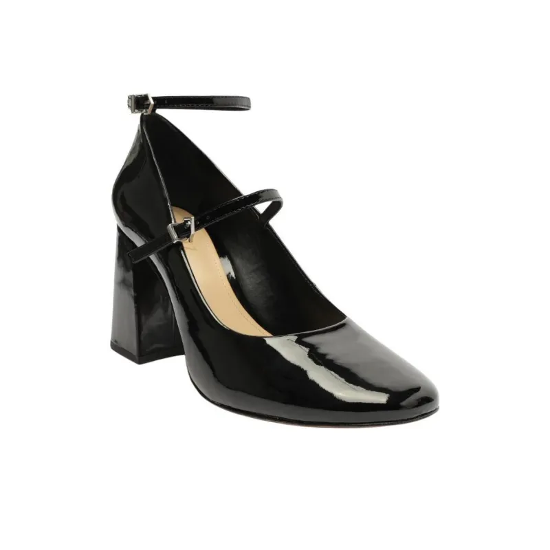 Schutz Dorothy Pump Spool Heel High Heels 8.7cm Women's Black-2