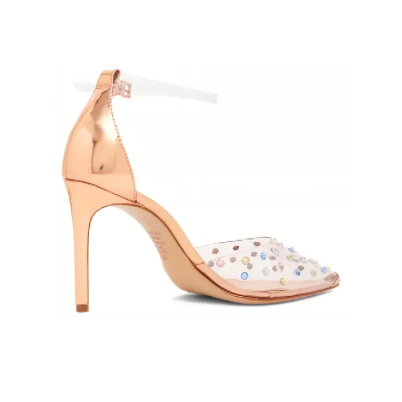 Schutz High Heels Women's Gold-4