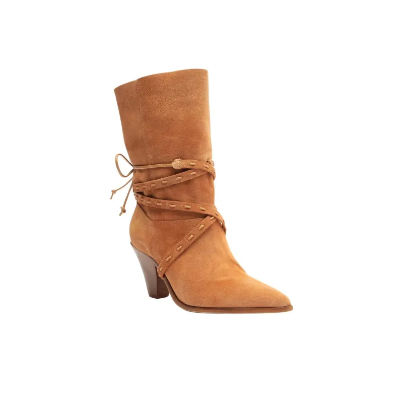 Schutz Portia Ankle Boots 7.5cm Women's Brown-2