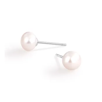 ABOUT LOVE Freshwater Pearl Stud Earrings Women's