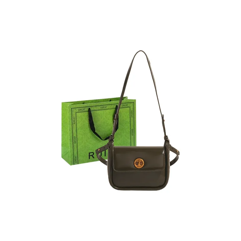 RUIPAI PU Shoulder Bag Regular Women's Coffee/Green/Black/Red-7
