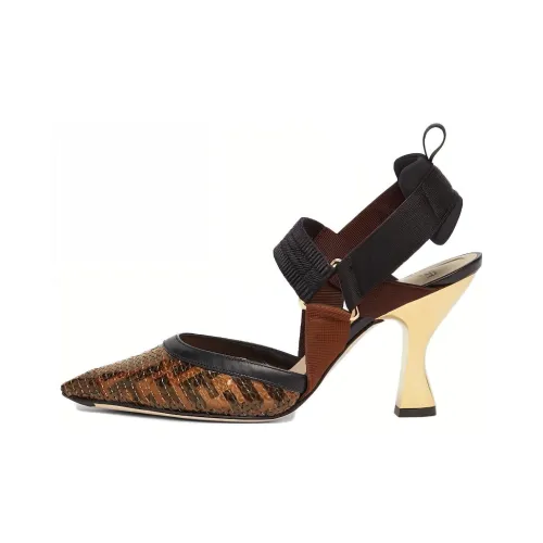 FENDI Colibrì 55mm Sequinned Slingback Pumps
