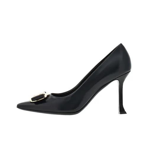 FERRAGAMO New Vara 85mm Leather Pumps