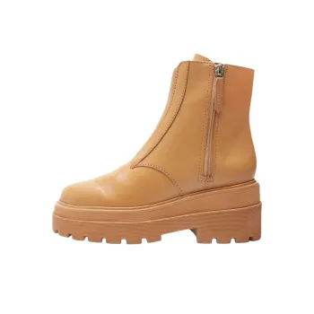 Schutz Tratorada Logomania Ankle Boots 7cm Women's Brown