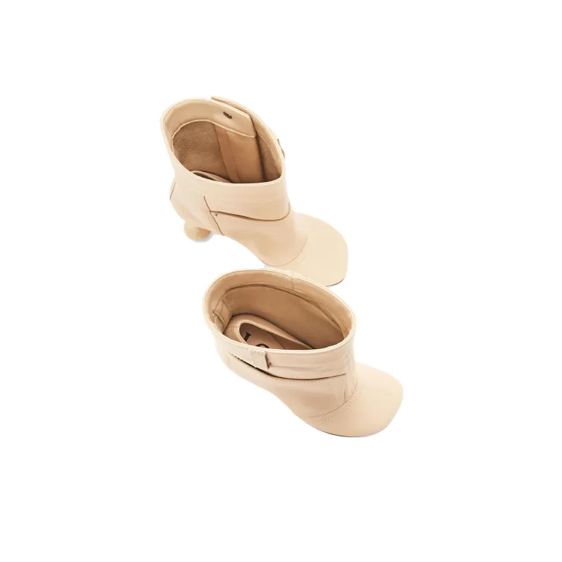 LOEWE Toy Ankle Boots 9.5cm Women's Oat Milk-3