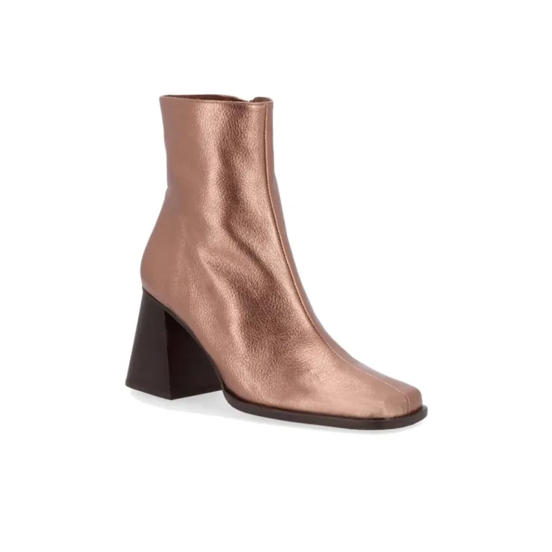 ALOHAS Ankle Boots 8cm Women's Gold-2