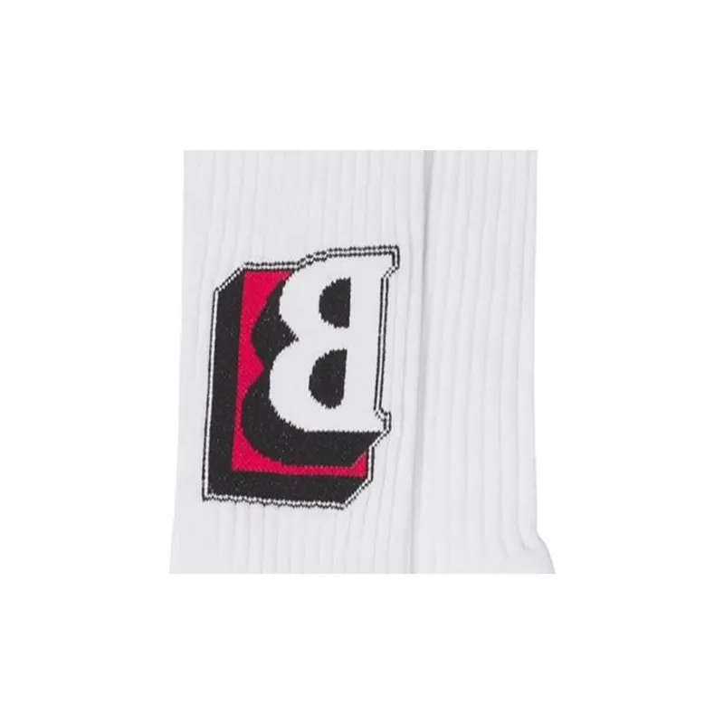 Burberry Logo Sport Sock 'White'-2
