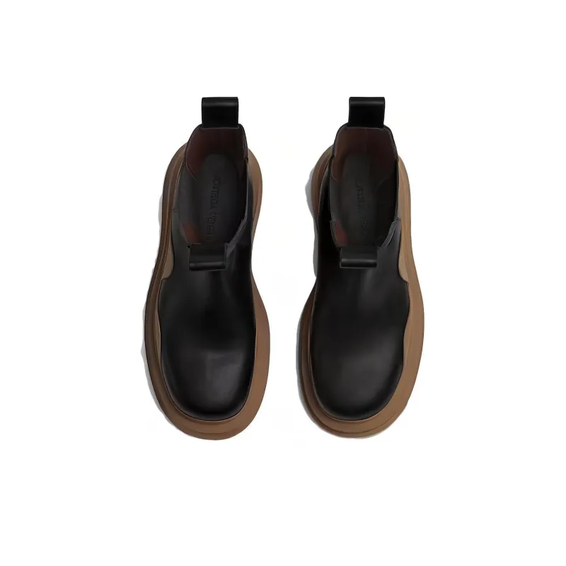 Bottega Veneta Tire Chelsea Short Chelsea Boots Men's-3