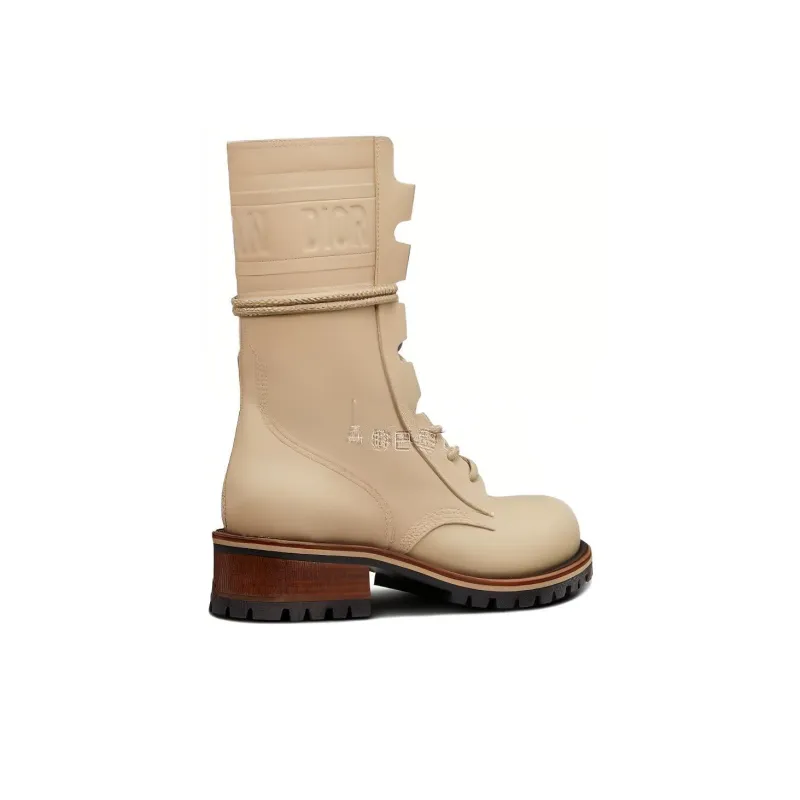 DIOR Quest Ankle Boots Women's Beige-2