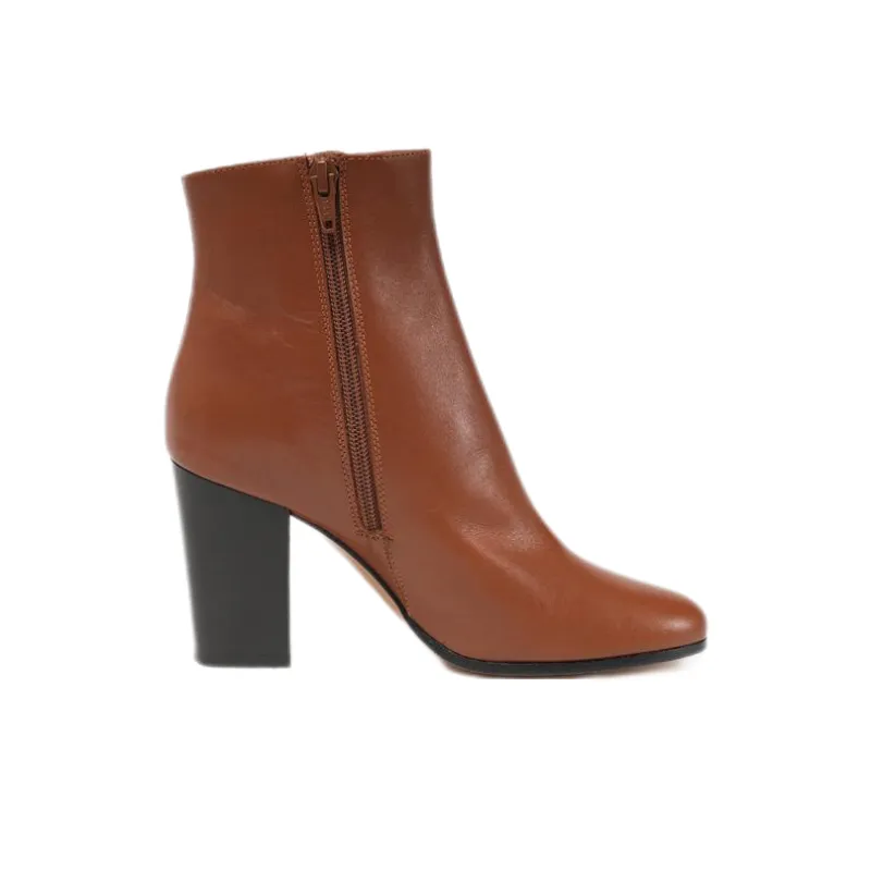 Maje Ankle Boots Women's Dark Brown-1