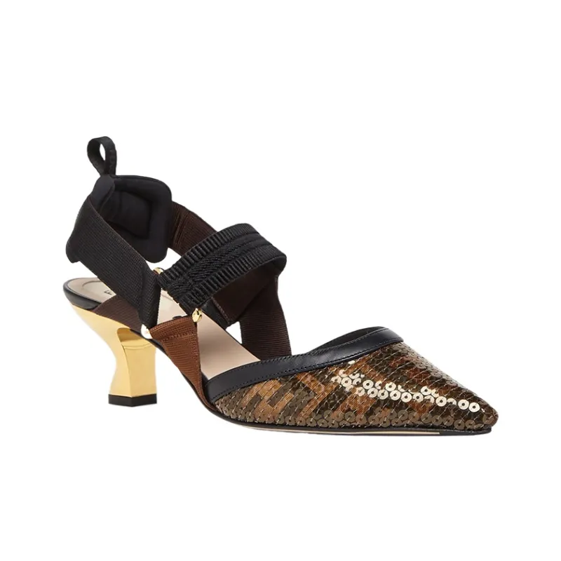 FENDI Colibrì Slingback Pumps-1