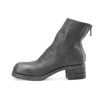 GUIDI Back Zip Ankle Boots