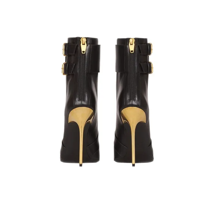BALMAIN Uria Lace-up Ankle Bots-3