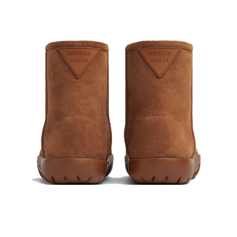 Bottega Veneta Snap Ankle Boots 3.5cm Men's Tan-3