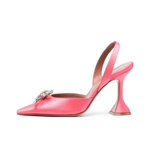 AMINA MUADDI Block Heel High Heels 10cm Women's Pink
