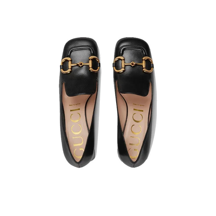 GUCCI Horsebit Buckle Loafers-3